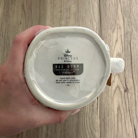 NWT Rae Dunn Sleeping Beauty Mug with Crown Topper - Picture 6 of 6